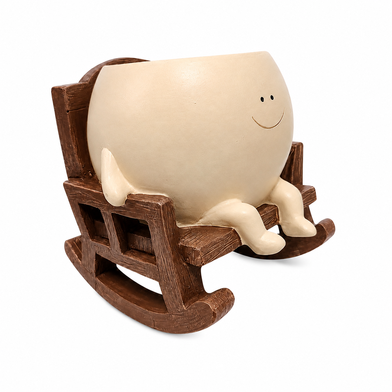 Smiley Rocking Chair Planter