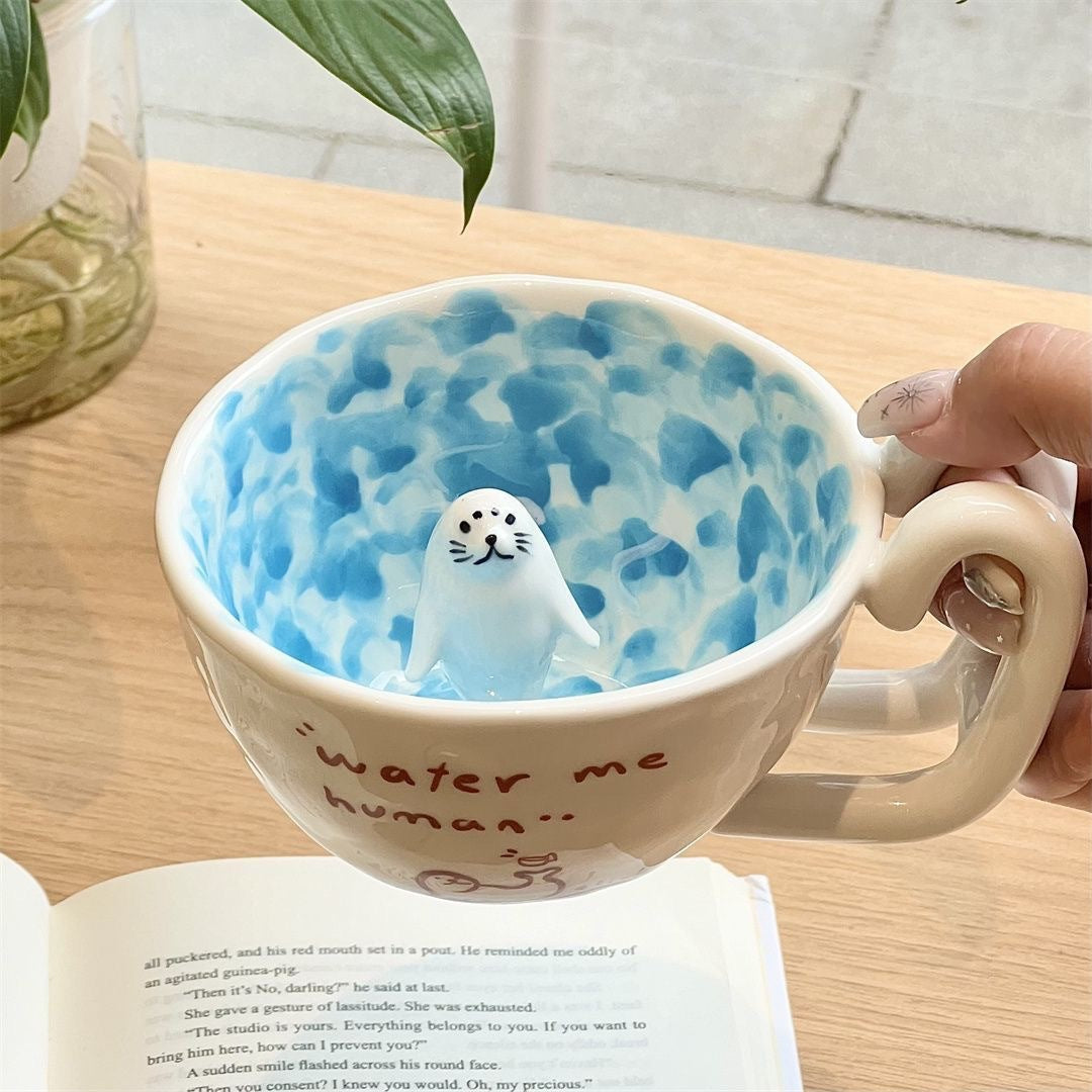 Haylo™ Handmade Seal Mug