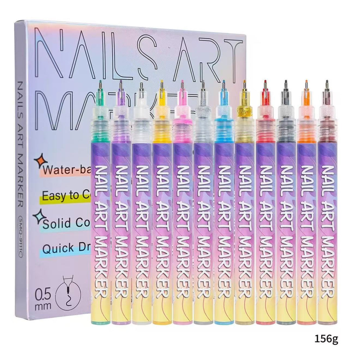 Haylo™ Nails Art Markers Set (12 Colors)