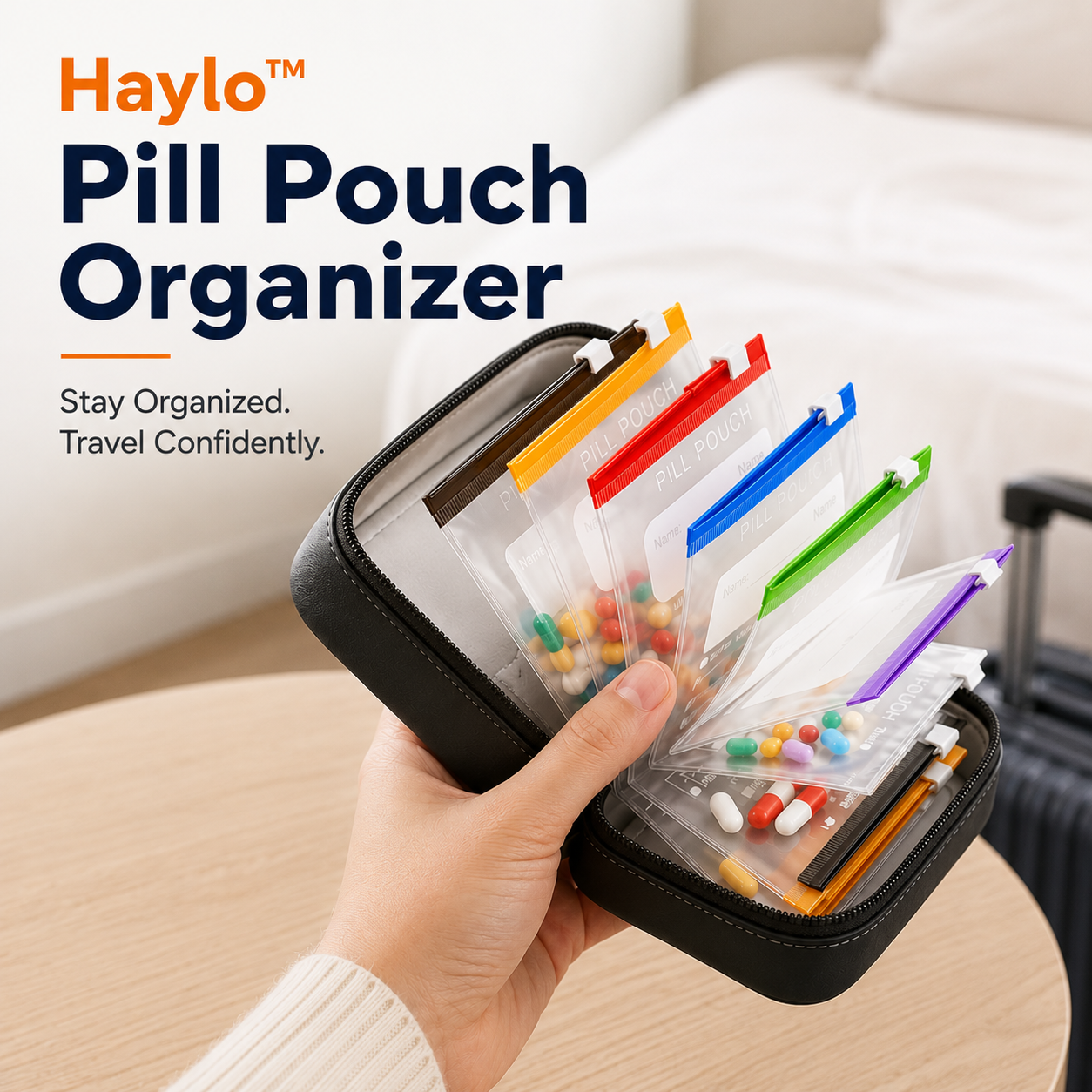 Haylo™ Pill Pouch Organizer