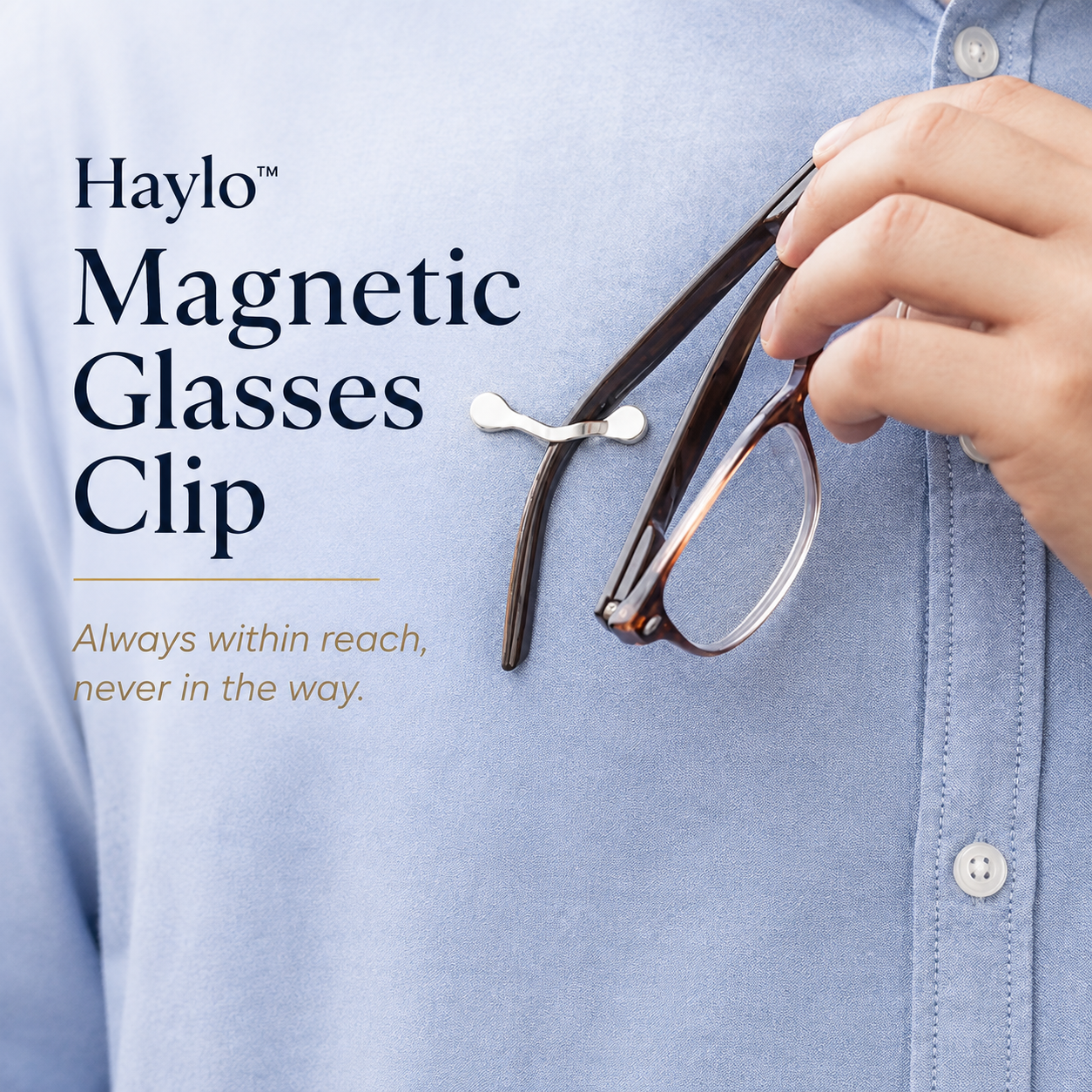 Haylo™ Magnetic Glasses Clip (Set of 3)