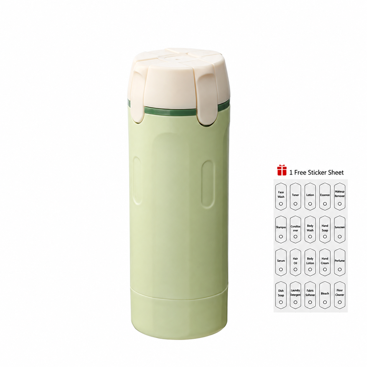 PackEase™ 4-in-1 Travel Bottle