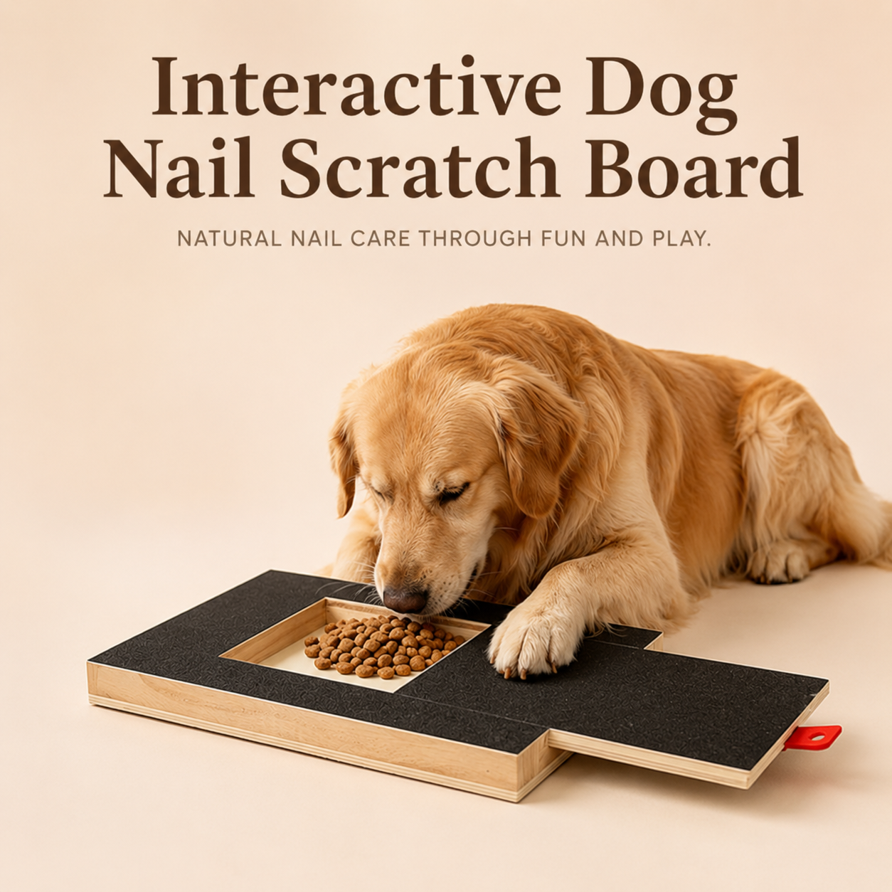 Interactive Dog Nail Scratch Board