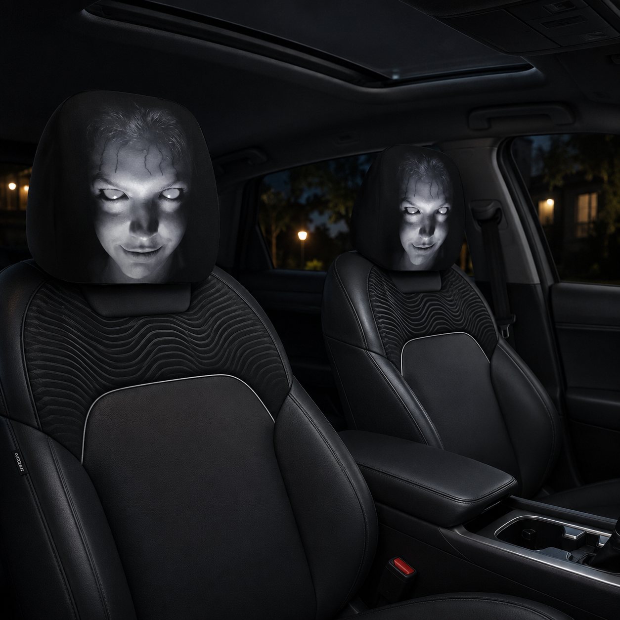 Haylo™ Haunted Headrest Cover