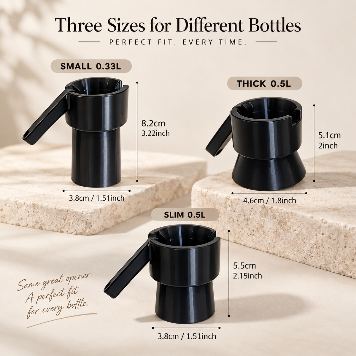 PopTap™ Bottle Opener Set (Set of 3)