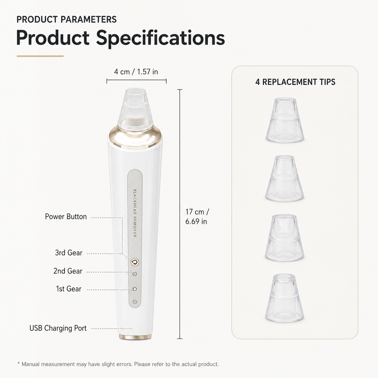 Rechargeable Deep Clean Pore Vacuum