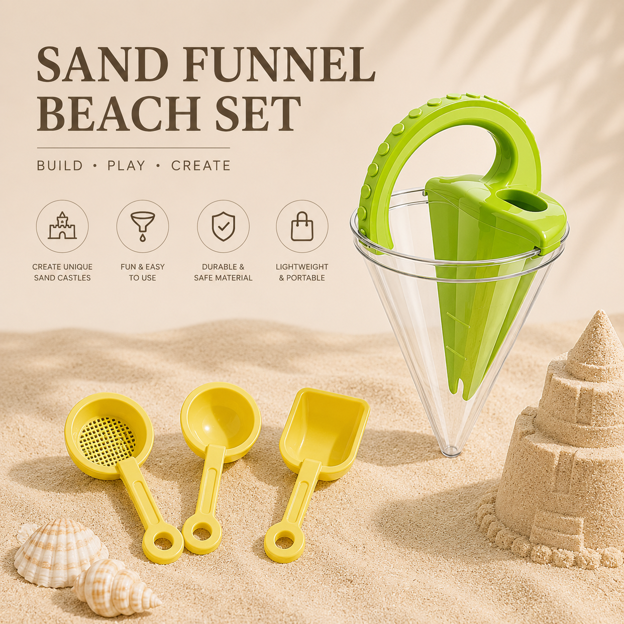 SandFlow™ Funnel Beach Set