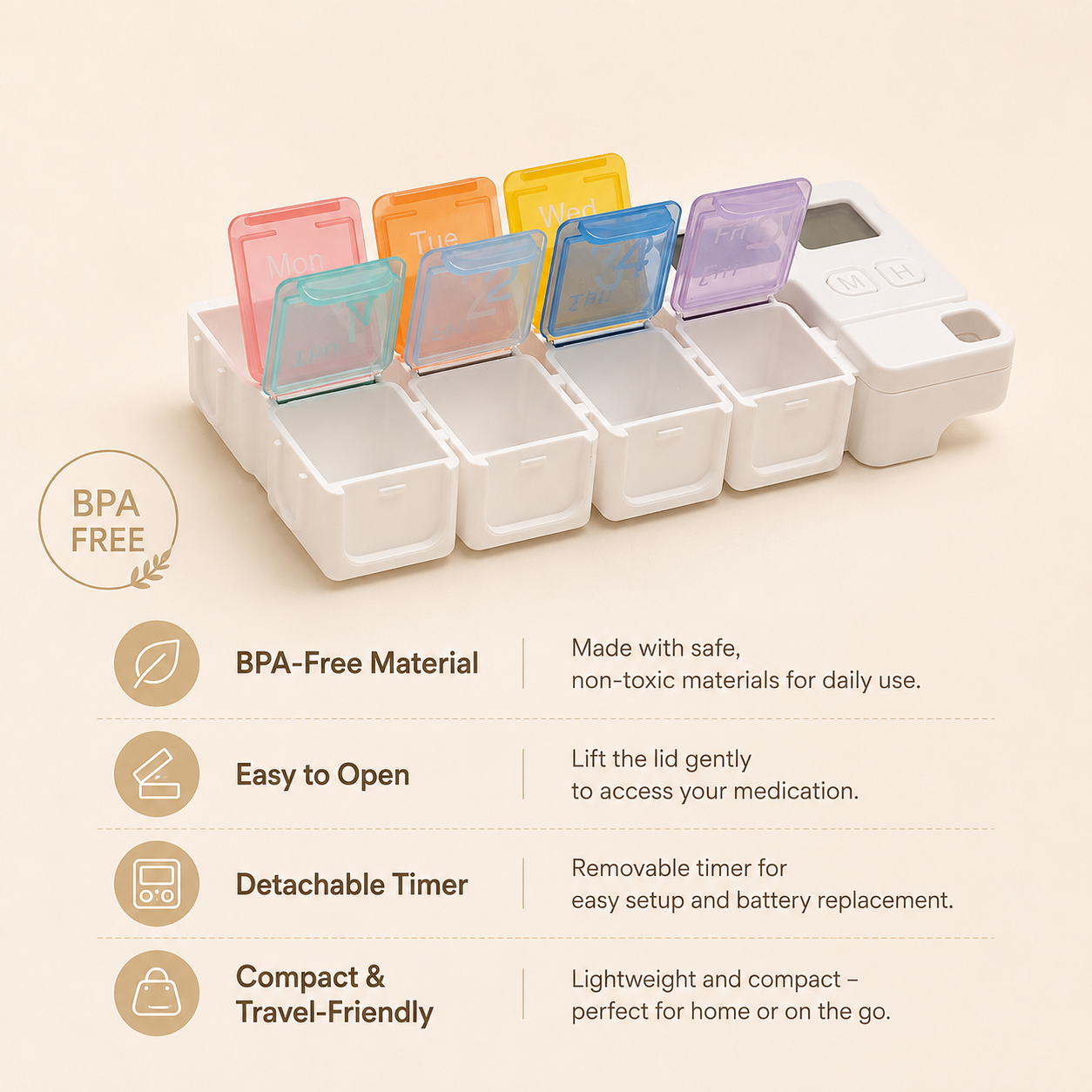 MediTime™ Smart Pill Box