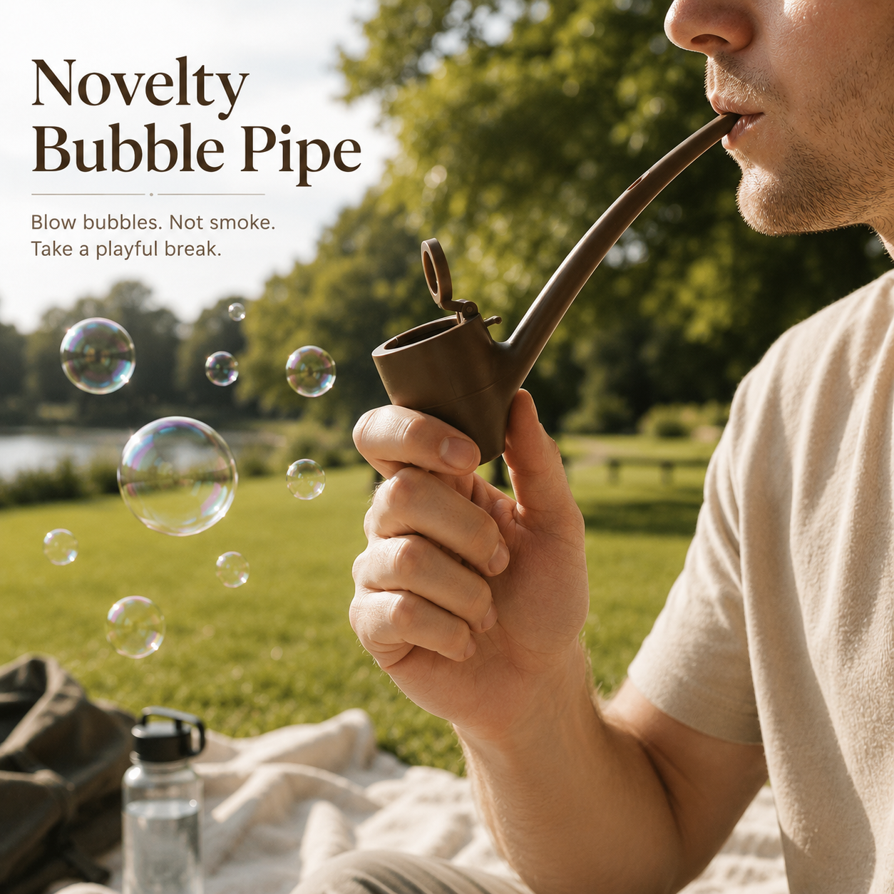 Novelty Bubble Pipe (Buy 2 Get 1 FREE)