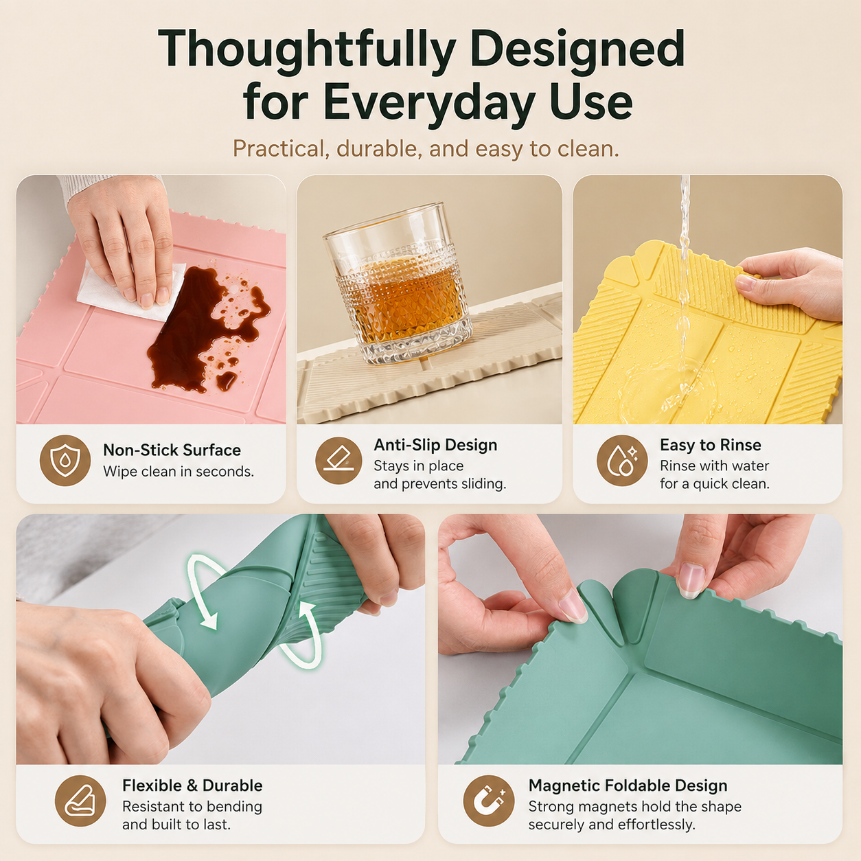 Haylo™ Multi-Purpose Magnetic Silicone Mat (Buy 2 Get 1 FREE)