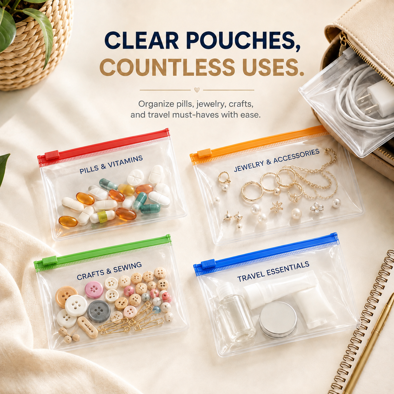 Haylo™ Pill Pouch Organizer