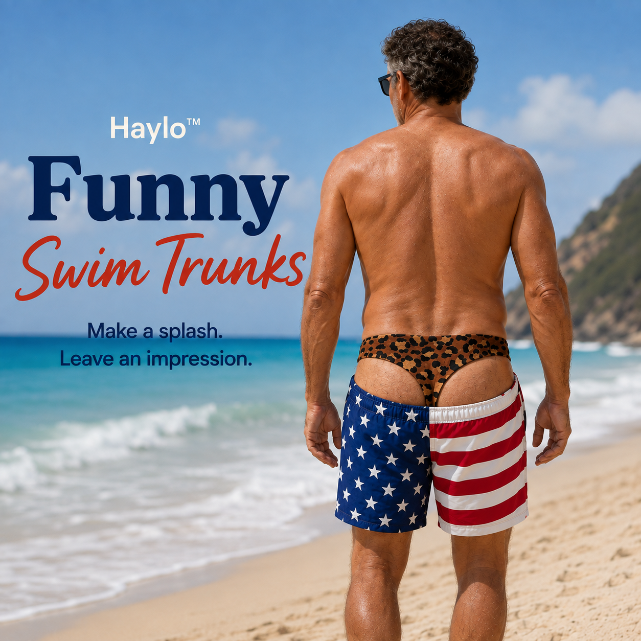 Haylo™ Funny Swim Trunks