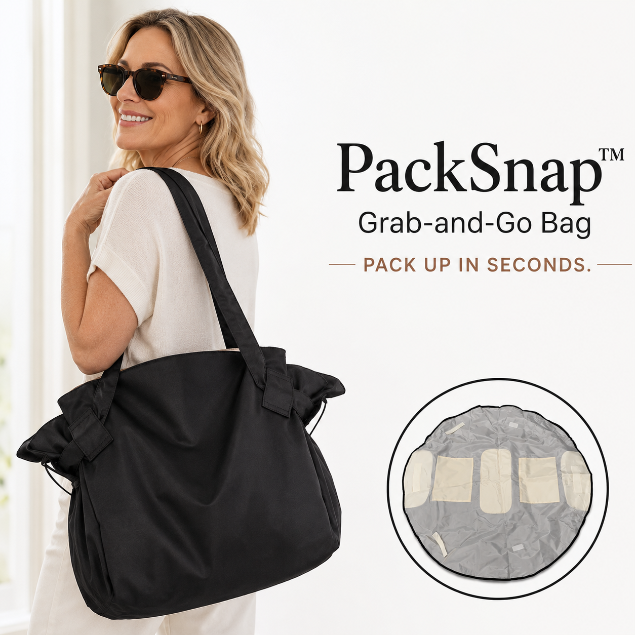 PackSnap™ Grab-and-Go Bag