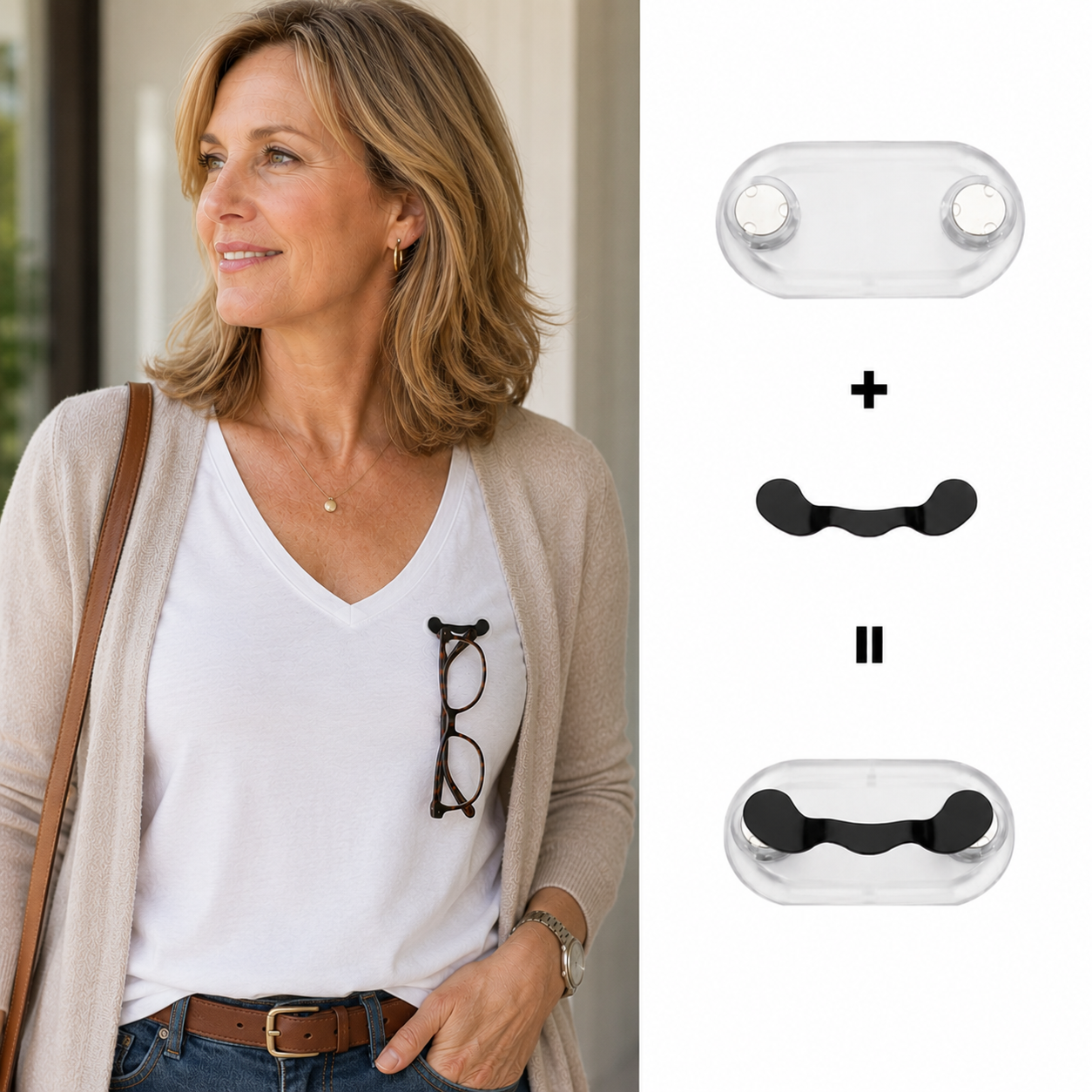 Haylo™ Magnetic Glasses Clip (Set of 3)