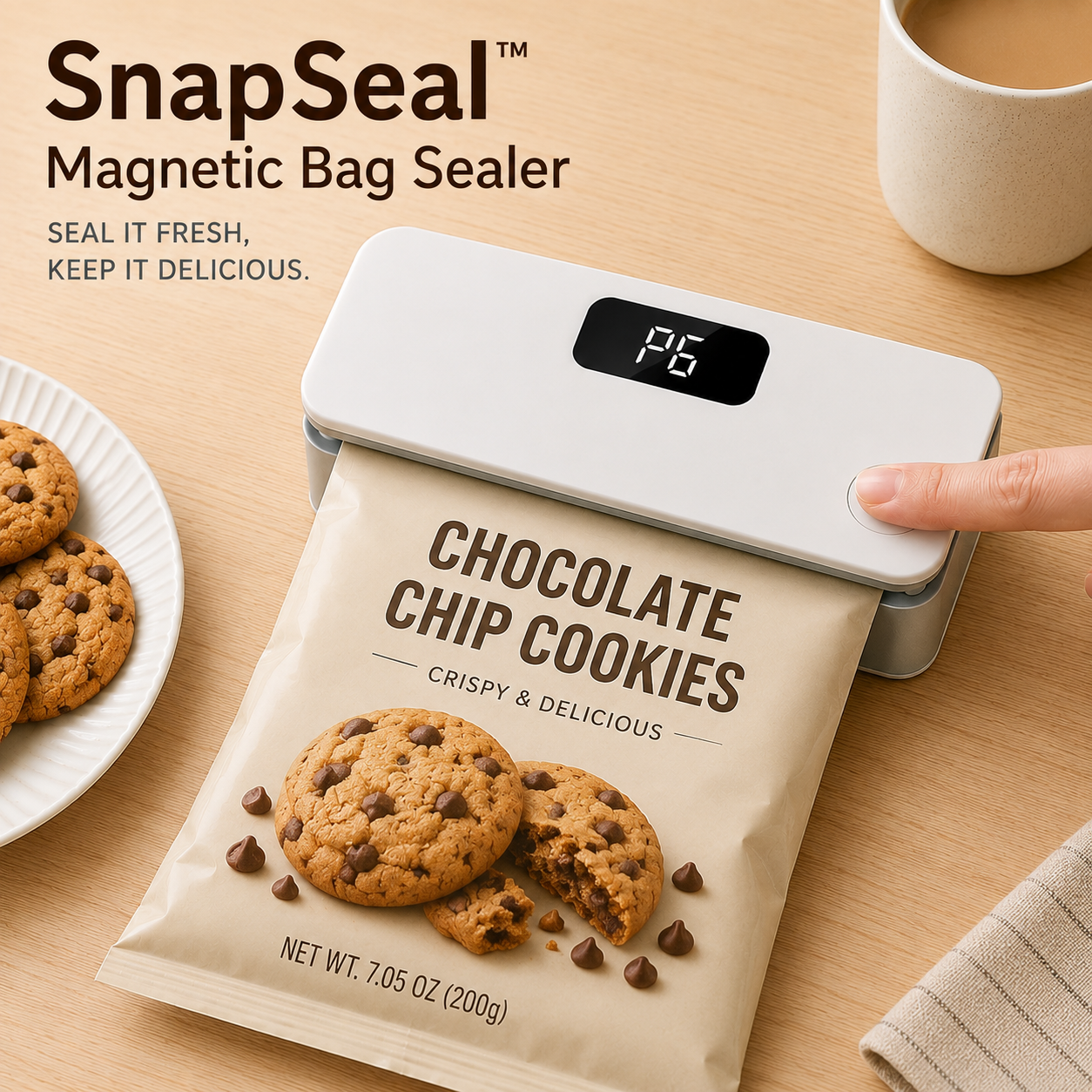 SnapSeal™ Magnetic Bag Sealer