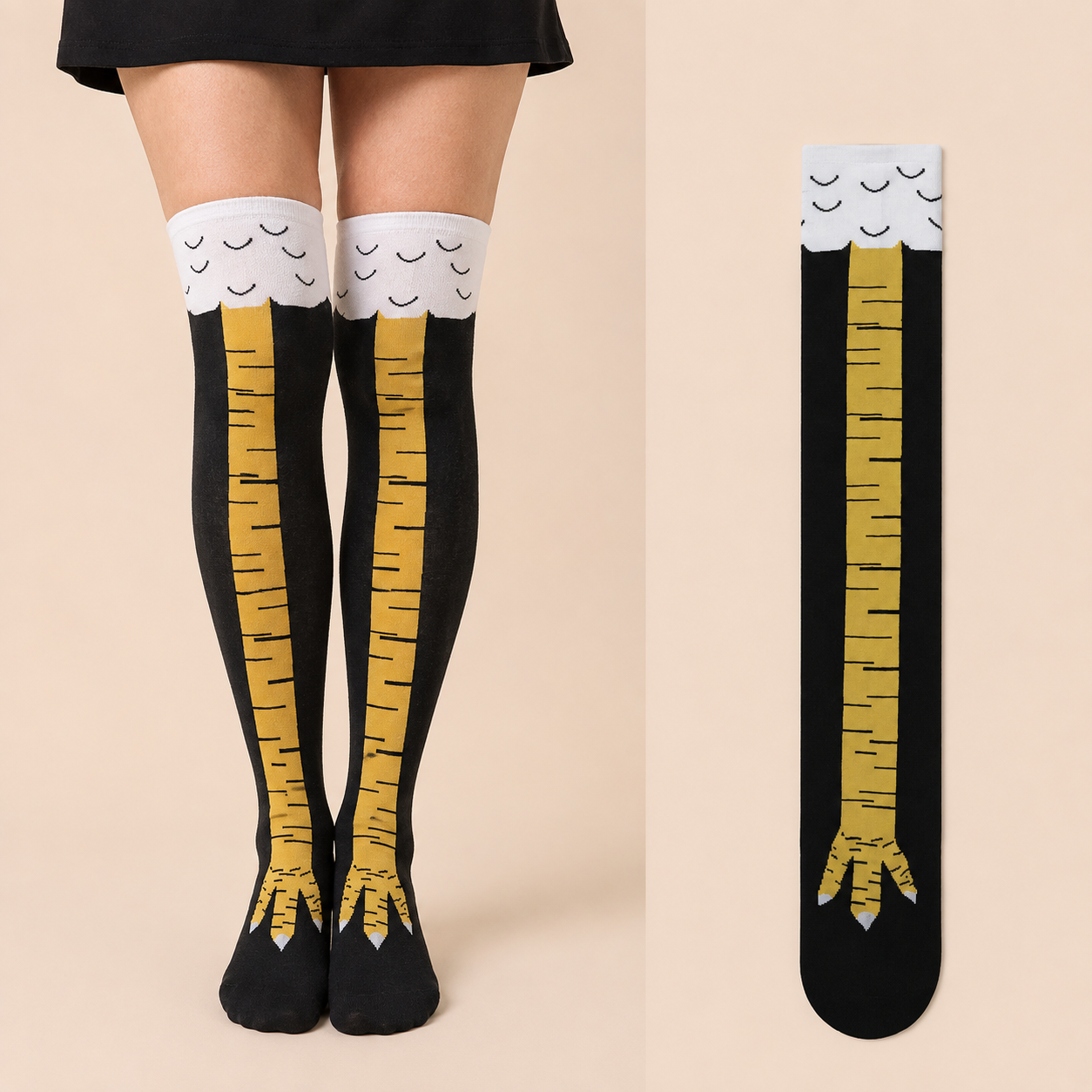 Funny Chicken Leg Socks (Buy 2 Pairs Get 1 Pair FREE)