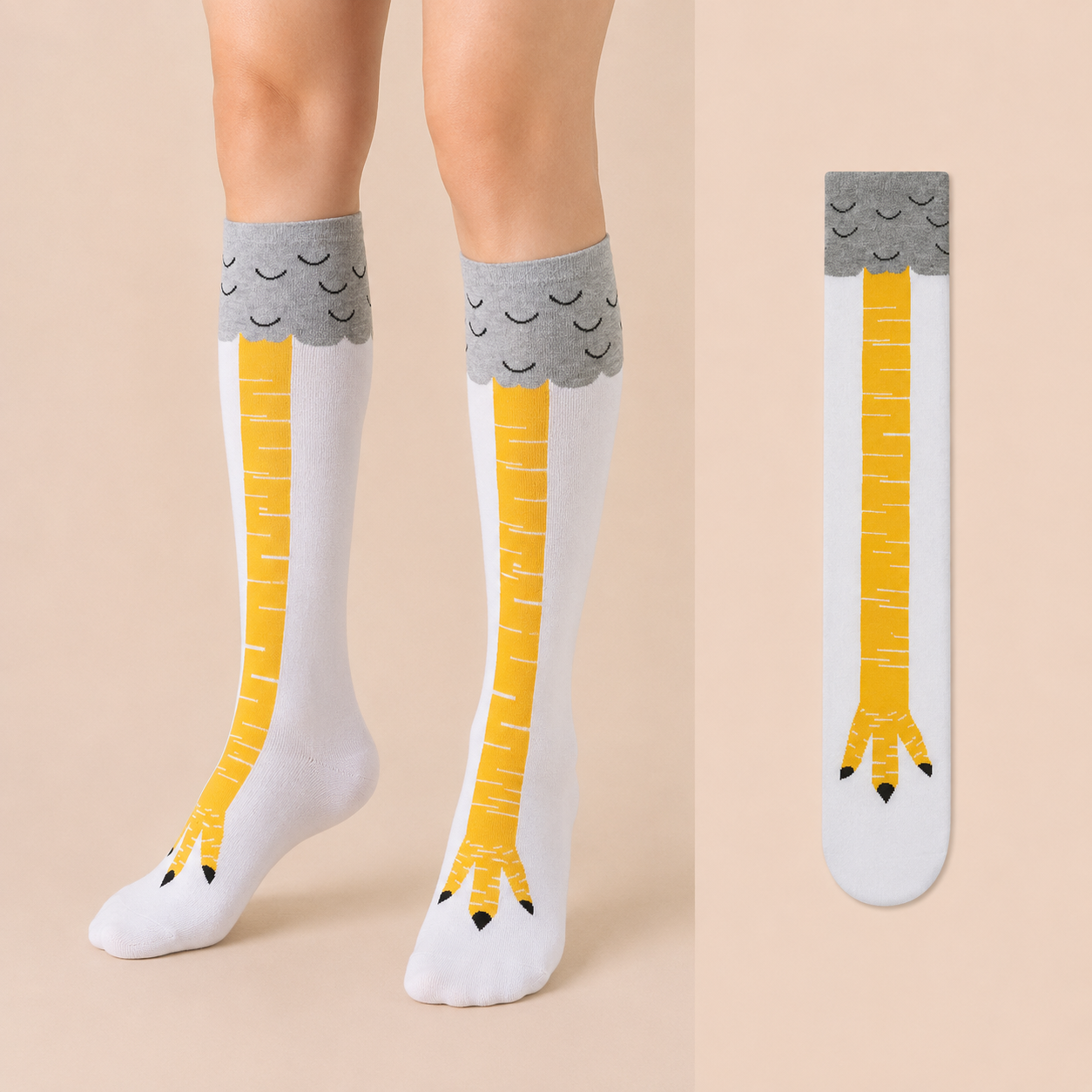 Funny Chicken Leg Socks (Buy 2 Pairs Get 1 Pair FREE)