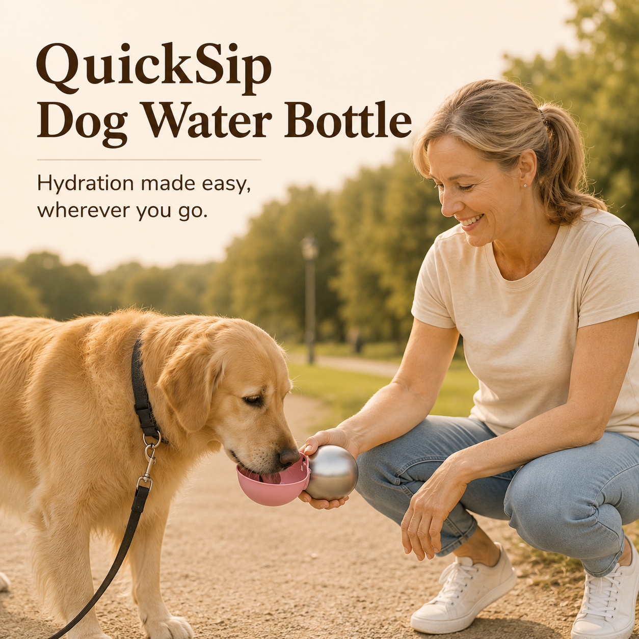 QuickSip Dog Water Bottle (Buy 2 Get 1 FREE)