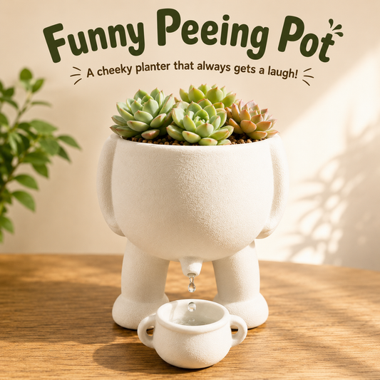 Funny Peeing Pot