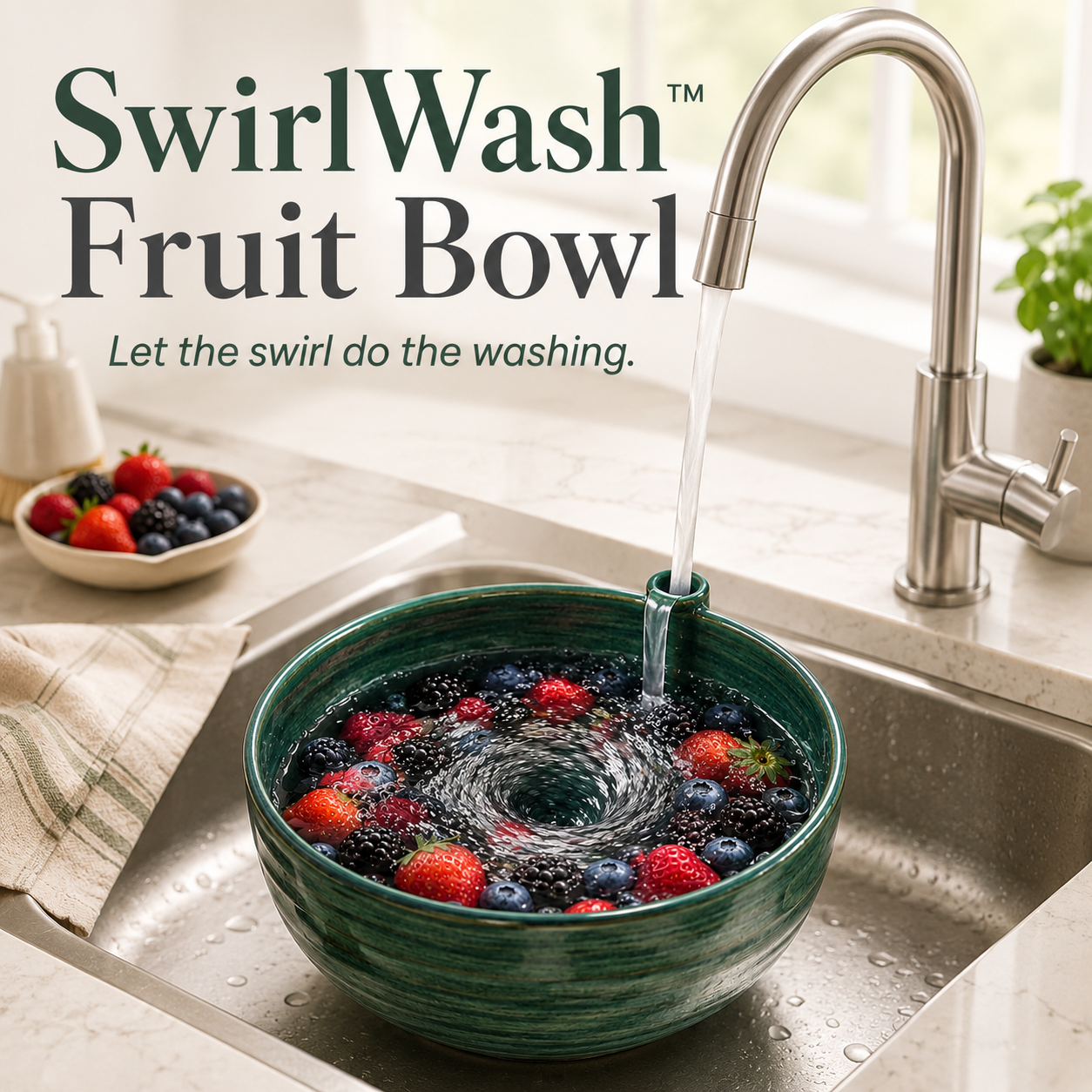 SwirlWash™ Fruit Bowl