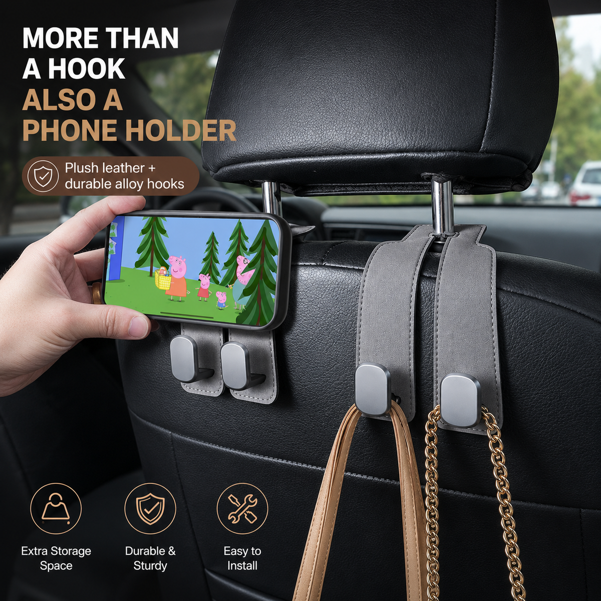 Haylo™ Car Seat Double Hook (Buy 2 Get 1 FREE)