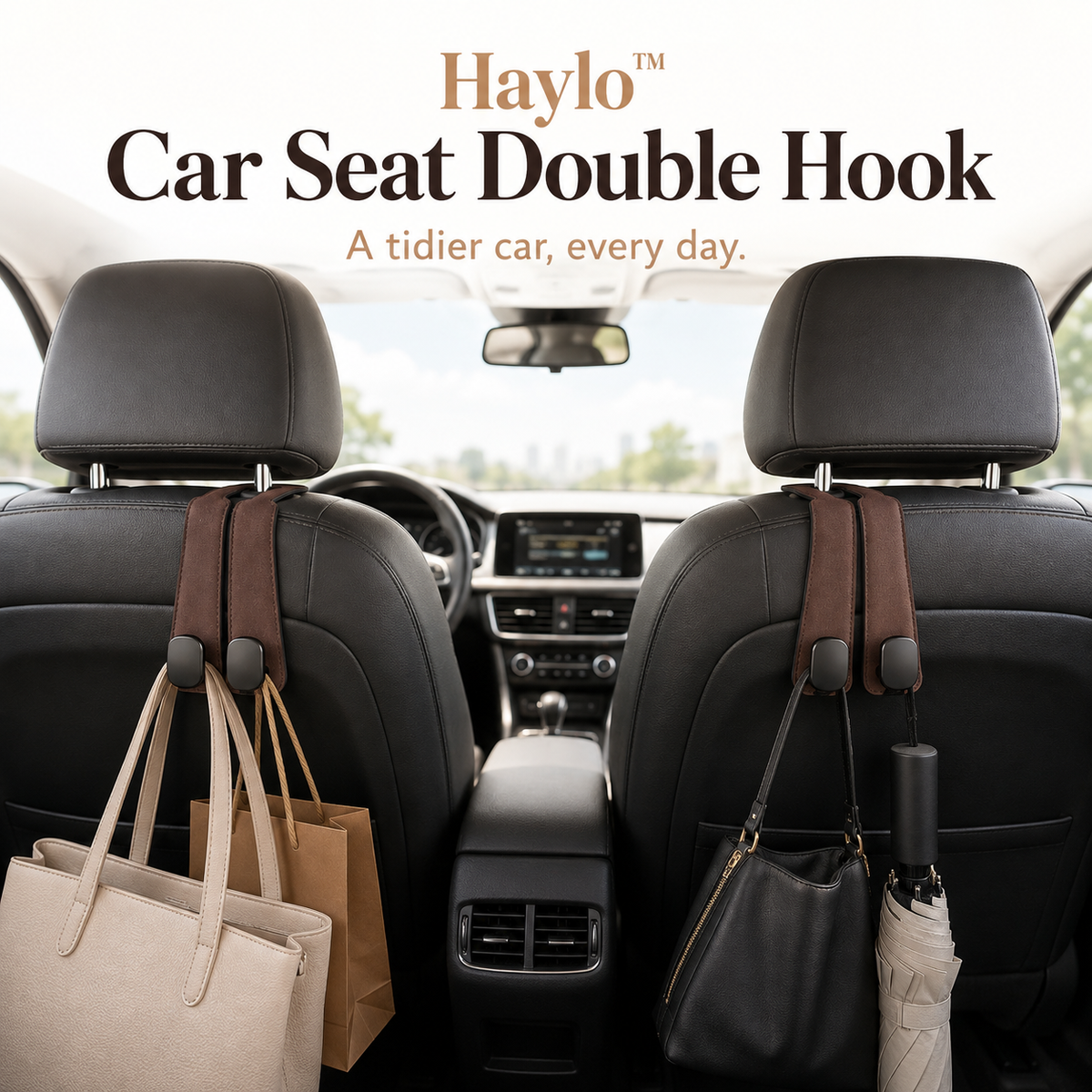 Haylo™ Car Seat Double Hook (Buy 2 Get 1 FREE)